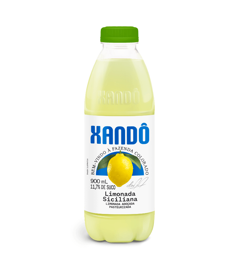 Suco De Limão Xandô Siciliana Sem adição de Açúcar Aditivos ou Conservantes  900ml - Sonda Supermercado Delivery